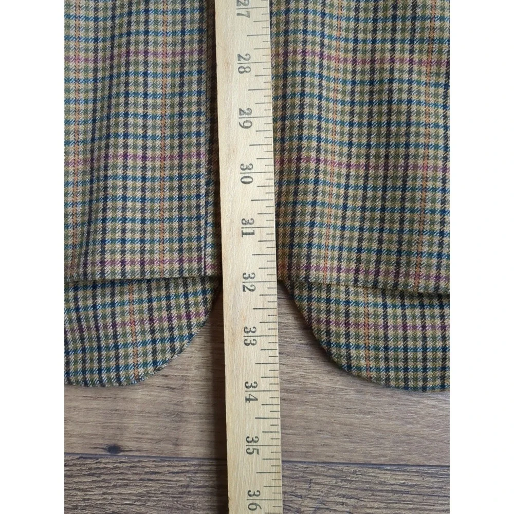 Ermenegildo Zegna 3 Button 100% Wool Made in Switzerland‎ Houndstooth Blazer 44R